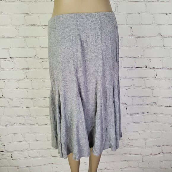 Talbots gray casual tulip hem skirt M - Picture 2 of 6